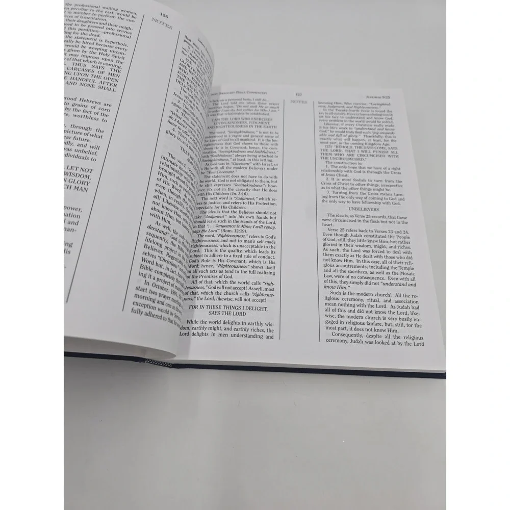 Jimmy Swaggart Bible Commentary Jeremiah & Lamentations Hardcover Christian